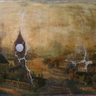 Tableau après rentoilage