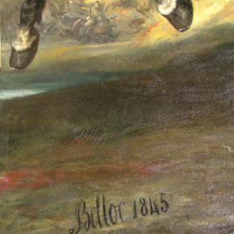 Général Habert signature Belloc, après restauration