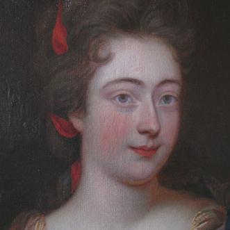 Portrait XVIIème après restitution du regard