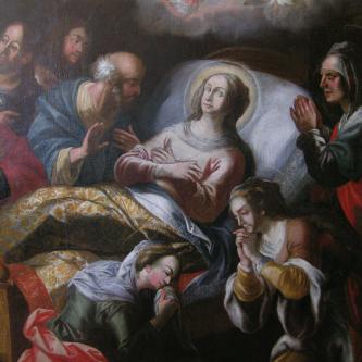 Dormition détail après restauration